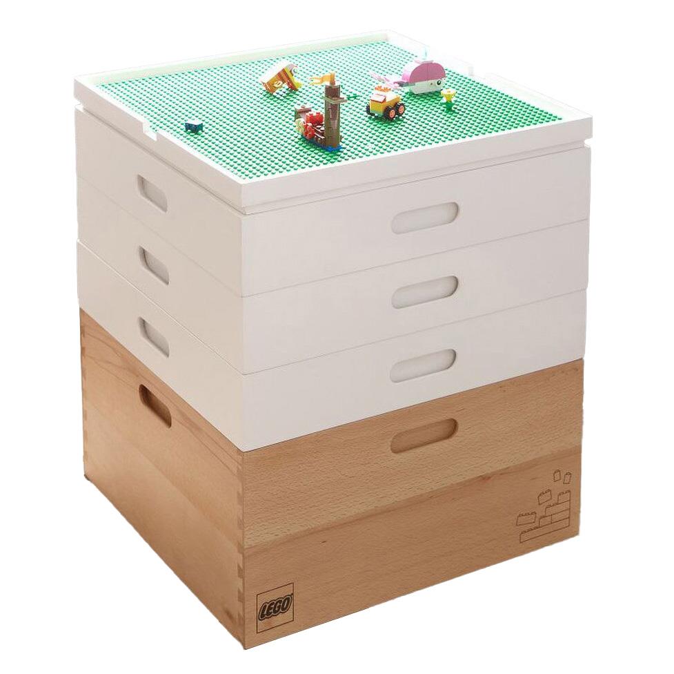 Pottery Barn Kids Lego Storage Build And Stack Simply White Natural